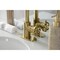 Kingston Brass KSD144RXBB Single-Handle Bathroom Faucet with Push Pop-Up, Brushed Brass KSD144RXBB - alternate 3